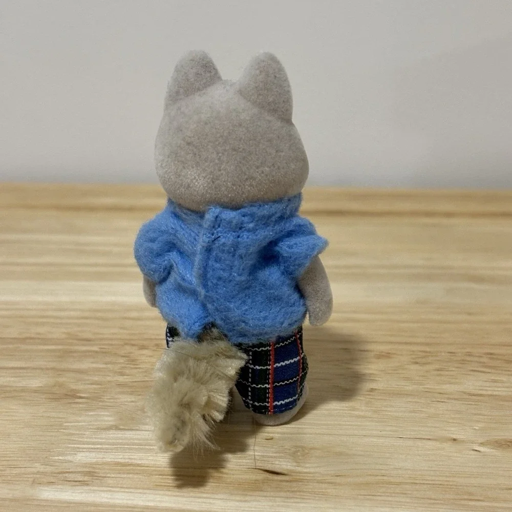 Calico Critters‎ Figures Lot Sylvanian Families Husky Dog Family Furniture READ